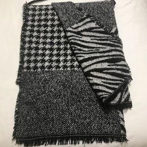 Zara Oversized Multiprint Scarf